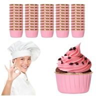 KOŠÍKY NA MUFFIN, KOŠÍKY NA MUFFIN, RUŽOVÉ KOŠÍKY, 50 KS KOŠÍKY NA MUFFIN, KOŠÍKY NA MUFFIN, RUŽOVÉ KOŠÍKY, 50 KS
