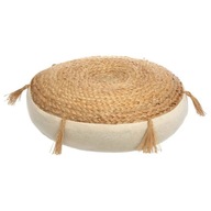 POUF NA SEDACÍ VANKÚŠ S BOHO strapcami POUF NA SEDACÍ VANKÚŠ S BOHO strapcami