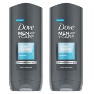 Sprchový gél Dove Men Clean Comfort 400 ml x 2 Sprchový gél Dove Men Clean Comfort 400 ml x 2