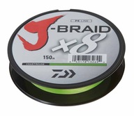 Daiwa J-Braid X8 0,16mm/150m oplet z chartreuse Daiwa J-Braid X8 0,16mm/150m oplet z chartreuse