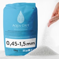 Sklenené aktívne filtračné lôžko 0,45 - 1,5 mm Aqua Grit 15kg certifikát PZH Sklenené aktívne filtračné lôžko 0,45 - 1,5 mm Aqua Grit 15kg certifikát PZH