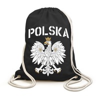 Taška na batoh Orzeł Polska, čierna