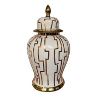 Porcelánová zázvorová dóza Keramická váza 21cmx21cmx37cm