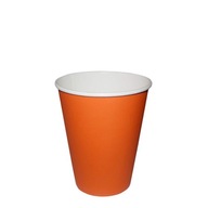 Papierový pohár 240 ml oranžový 50 dolárov