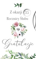 Oznámenie k výročiu svadby so sadou 3D číslic LUX48 Oznámenie k výročiu svadby so sadou 3D číslic LUX48