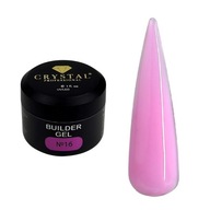 Builder Gel 16 15ml CRYSTAL PROFESSIONAL stavebný gél Builder Gel 16 15ml CRYSTAL PROFESSIONAL stavebný gél