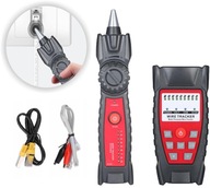 VYHĽADÁVAČ DRÔTOVÝCH PÁROV TESTER SIEŤOVÝCH KÁBLOV RJ45 RJ11 LED PROBE CE SET VYHĽADÁVAČ DRÔTOVÝCH PÁROV TESTER SIEŤOVÝCH KÁBLOV RJ45 RJ11 LED PROBE CE SET