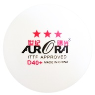 Aurora stolnotenisové a pingpongové loptičky ABS 3* D40+ ITTF zápasové loptičky