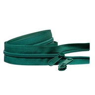 Páska na zips 5mm BOTTLE GREEN + 2 zipsy 1 meter