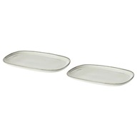 IKEA GLADELIG Tanier sivý 20x13 cm 2 kusy IKEA GLADELIG Tanier sivý 20x13 cm 2 kusy