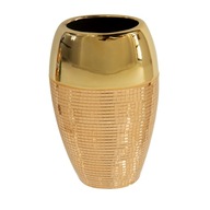 Zlatá keramická váza 14x9x20cm