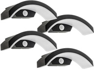 4x nástenné LED svietidlo IP65 + pohybový senzor 4x nástenné LED svietidlo IP65 + pohybový senzor