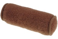 Vlnený valčekový vankúš zo 100% merino vlny opierka hlavy s guľovou opierkou 50 cm Vlnený valčekový vankúš zo 100% merino vlny opierka hlavy s guľovou opierkou 50 cm