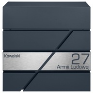 ANTRACITOVÁ POŠTOVNÁ SCHRÁNKA + KARTOVANÉ TANIERE ANTRACITOVÁ POŠTOVNÁ SCHRÁNKA + KARTOVANÉ TANIERE