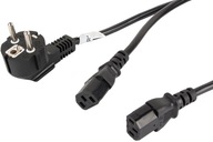 Lanberg 2m napájací kábel typu Y, rozbočovač 2x IEC 320 C13 VDE DOUBLE Lanberg 2m napájací kábel typu Y, rozbočovač 2x IEC 320 C13 VDE DOUBLE