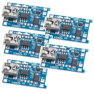 LI-ION 5V TP4056 mini USB nabíjačka batérií LI-ION 5V TP4056 mini USB nabíjačka batérií