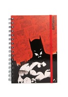 Zápisníky Batman Red, A5, linajkové, 80 listov, guma Zápisníky Batman Red, A5, linajkové, 80 listov, guma