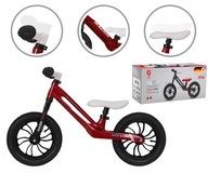 Balančný bicykel Ride-on pre deti Qplay Racer, nafukovacie kolesá, 12" červený Balančný bicykel Ride-on pre deti Qplay Racer, nafukovacie kolesá, 12" červený