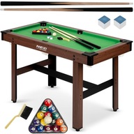 BILLIARD VEĽKÁ SADA PRÍSLUŠENSTVO BILIARDOVÝ STÔL 121x61x76cm