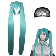 Hatsune Miku COSPLAY Parochňa 110cm MODRÁ Hatsune Miku COSPLAY Parochňa 110cm MODRÁ