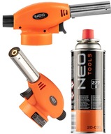 NEO PLYNOVÝ HORÁK SPÁJKA LUTLAMPA + NEO NÁPLŇ 1300°C, VÝKON 1,3 kW NEO PLYNOVÝ HORÁK SPÁJKA LUTLAMPA + NEO NÁPLŇ 1300°C, VÝKON 1,3 kW