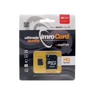 16GB Imro microSD pamäťová karta + 10C adaptér 16GB Imro microSD pamäťová karta + 10C adaptér