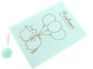 zápisníkový denník plyšový mätový kocúr Pusheen zápisníkový denník plyšový mätový kocúr Pusheen