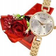 VALENTÍNSKY SET ETERNAL ROSE + ZLATÉ HODINKY VALENTÍNSKY SET ETERNAL ROSE + ZLATÉ HODINKY
