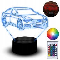 LED NOČNÁ LAMPA AUDI RS6 A6 S6 QUATTRO PRE FANÚŠIKA OSVETLENIE PRIATEĽA MANŽELOV LED NOČNÁ LAMPA AUDI RS6 A6 S6 QUATTRO PRE FANÚŠIKA OSVETLENIE PRIATEĽA MANŽELOV