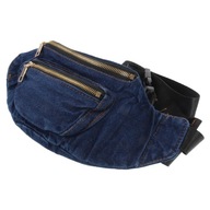 Pásová taška TENDYCOCO denim jeans nastaviteľný popruh 25x16x14cm Pásová taška TENDYCOCO denim jeans nastaviteľný popruh 25x16x14cm