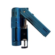 Klasický zapaľovač IMCO Super 6700, lesklý modrý