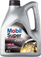 MOBIL Super 2000 X1 10W40 4L polosyntetický olej