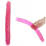 Obojstranné dildo 37 cm Stringy Penis Pink