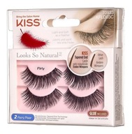 Kiss Looks So Natural Flirty umelé mihalnice 2 páry Kiss Looks So Natural Flirty umelé mihalnice 2 páry