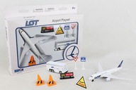 Letisko SET Boeing 787 LOT, lietadlo, vozidlá