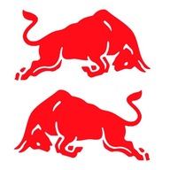 Red Style 28x15cm 12*22,6cm Angry Bull Funny Red Style 28x15cm 12*22,6cm Angry Bull Funny