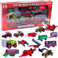 FARMÁRSKA SET 4x TRAKTOR 8x POĽNOHOSPODÁRSKY KOMBINOVANÝ STROJ FARMÁRSKA SET 4x TRAKTOR 8x POĽNOHOSPODÁRSKY KOMBINOVANÝ STROJ