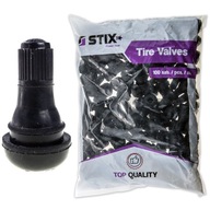 Ventilové ventilky pre bezdušové oceľové hliníkové ráfiky TR 412 100 ks Stix