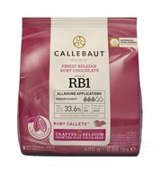 Barry Callebaut Belgická ružová mliečna čokoláda na pitie RUBY 35% | 400 g Barry Callebaut Belgická ružová mliečna čokoláda na pitie RUBY 35% | 400 g