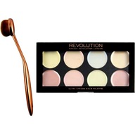 Syntetické štetce + paleta kontúrovacích balzamov - kontúrovanie Syntetické štetce + paleta kontúrovacích balzamov - kontúrovanie