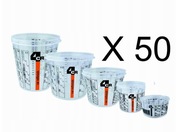 50 x 4CR 7700 Poháre na miešanie farieb 385 ml 50 x 4CR 7700 Poháre na miešanie farieb 385 ml