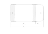 NASTAVITEĽNÝ KRYT 260X465MM (50PCS) NASTAVITEĽNÝ KRYT 260X465MM (50PCS)