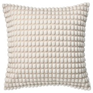 IKEA SVARTPOPPEL Dekoratívna obliečka na vankúš. 50x50 BIELA IKEA SVARTPOPPEL Dekoratívna obliečka na vankúš. 50x50 BIELA