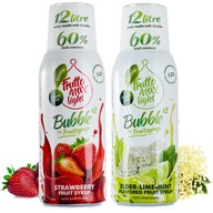 Dva sirupy FruttaMax Strawberry+Lime-Mint Light Dva sirupy FruttaMax Strawberry+Lime-Mint Light