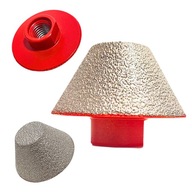DIAMANTOVÁ KUŽELOVÁ FRÉZA 20-48MM M14 NA hrnčiarske keramické glazované kužeľové obklady DIAMANTOVÁ KUŽELOVÁ FRÉZA 20-48MM M14 NA hrnčiarske keramické glazované kužeľové obklady