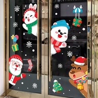Nálepky na okná pre vianočnú dekoráciu