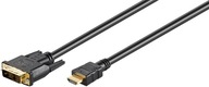 Kábel DVI-D HDMI F/F pozlátený 5 m Kábel DVI-D HDMI F/F pozlátený 5 m