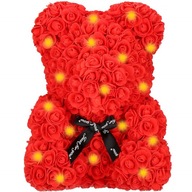 MEDVEĎ S RUŽOU SET 20 LED VALENTÍNSKA KRABIČKA 40cm MEDVEĎ S RUŽOU SET 20 LED VALENTÍNSKA KRABIČKA 40cm