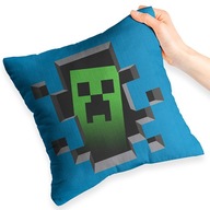 MODRÝ VANKÚŠ PRE FANOUŠKU AKO DARČEK MINECRAFT CREEPER MÓDNY DIZAJN MODRÝ VANKÚŠ PRE FANOUŠKU AKO DARČEK MINECRAFT CREEPER MÓDNY DIZAJN