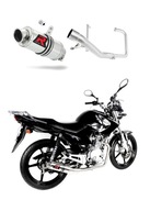 YBR 125 2009-2018 Plný výfukový tlmič GP1 DOMINATOR YBR 125 2009-2018 Plný výfukový tlmič GP1 DOMINATOR